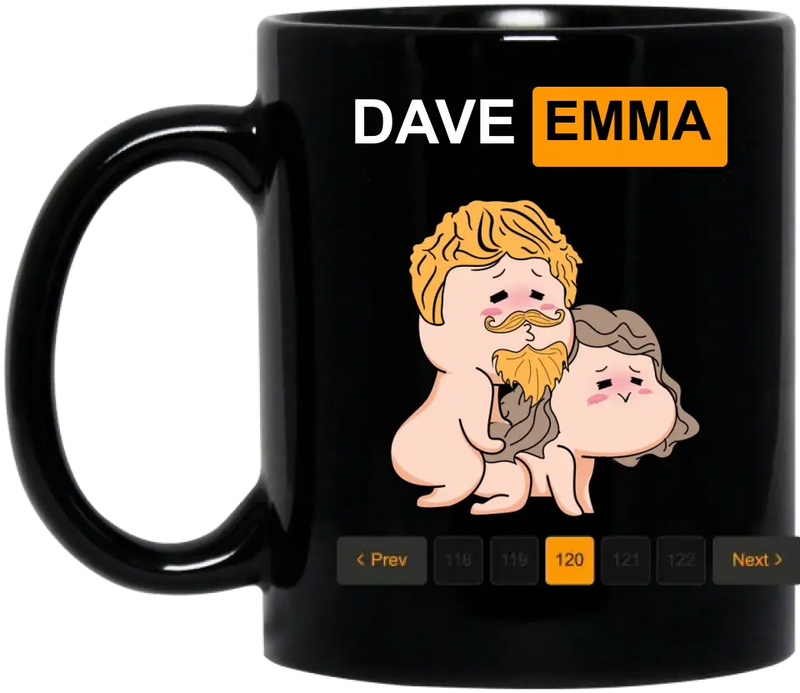 Personalized Couple Coffee Mug - Best Gift Ideas For Husband/Wife/Birthday/Anniversary - Wetday Thirstday Freakday