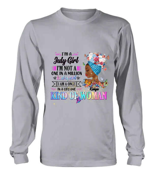 Custom Personalized Birthday Girl Shirt/Hoodie - Gift Idea For Birthday - I'm A October Girl I'm Not A One In A Million Kind Of Girl