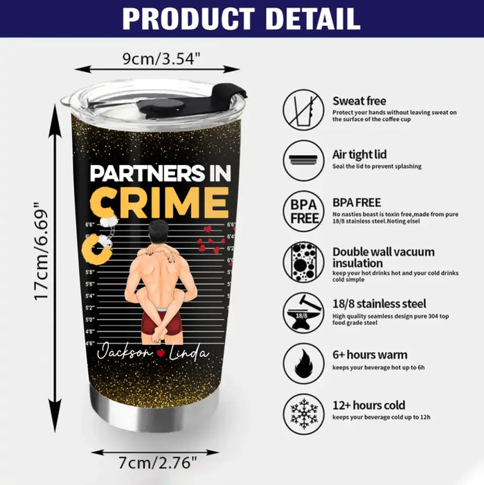 Custom Personalized Couple Tumbler - Gift Idea For Him/Her/Couple - If It's Dirty, Kinky, Naughty, Messy