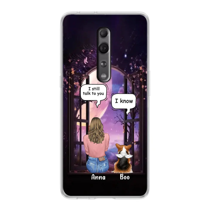 Custom Personalized Memorial Pet Phone Case - Upto 4 Dogs/Cats/Rabbits - Memorial Gift Idea for Dog/Cat/Rabbit Owners - Case For Oppo/Xiaomi/Huawei