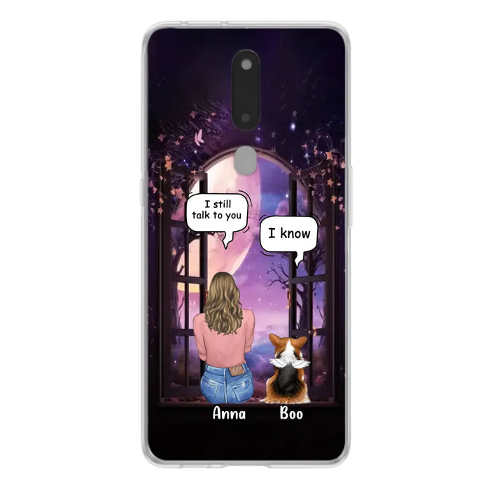 Custom Personalized Memorial Pet Phone Case - Upto 4 Dogs/Cats/Rabbits - Memorial Gift Idea for Dog/Cat/Rabbit Owners - Case For Oppo/Xiaomi/Huawei