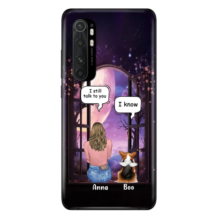 Custom Personalized Memorial Pet Phone Case - Upto 4 Dogs/Cats/Rabbits - Memorial Gift Idea for Dog/Cat/Rabbit Owners - Case For Oppo/Xiaomi/Huawei