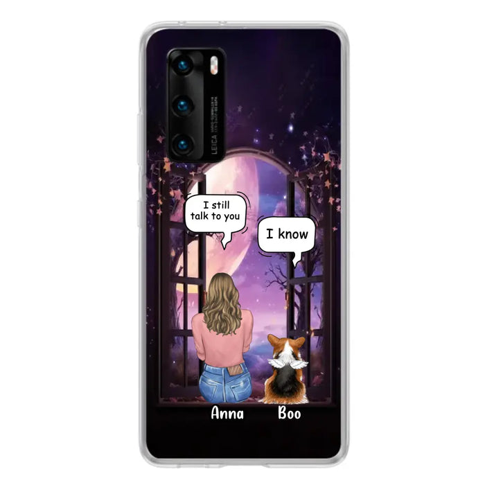 Custom Personalized Memorial Pet Phone Case - Upto 4 Dogs/Cats/Rabbits - Memorial Gift Idea for Dog/Cat/Rabbit Owners - Case For Oppo/Xiaomi/Huawei