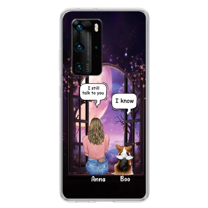 Custom Personalized Memorial Pet Phone Case - Upto 4 Dogs/Cats/Rabbits - Memorial Gift Idea for Dog/Cat/Rabbit Owners - Case For Oppo/Xiaomi/Huawei