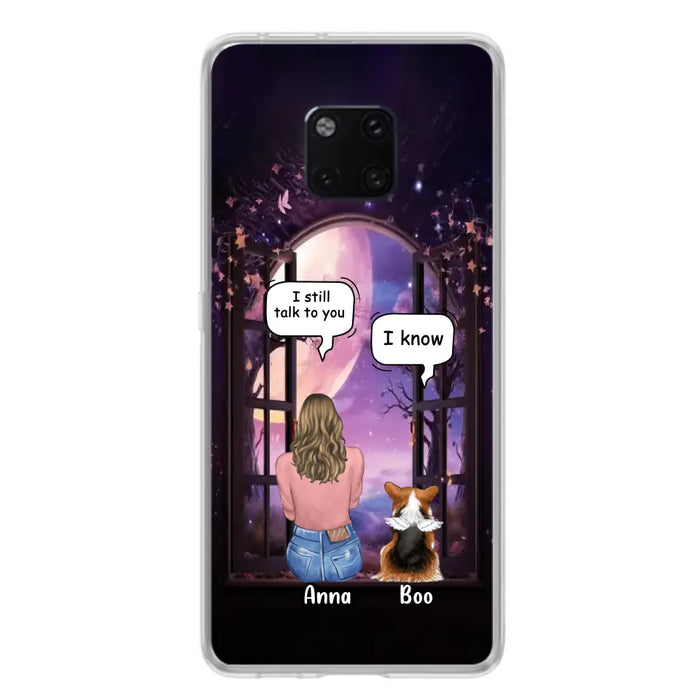 Custom Personalized Memorial Pet Phone Case - Upto 4 Dogs/Cats/Rabbits - Memorial Gift Idea for Dog/Cat/Rabbit Owners - Case For Oppo/Xiaomi/Huawei