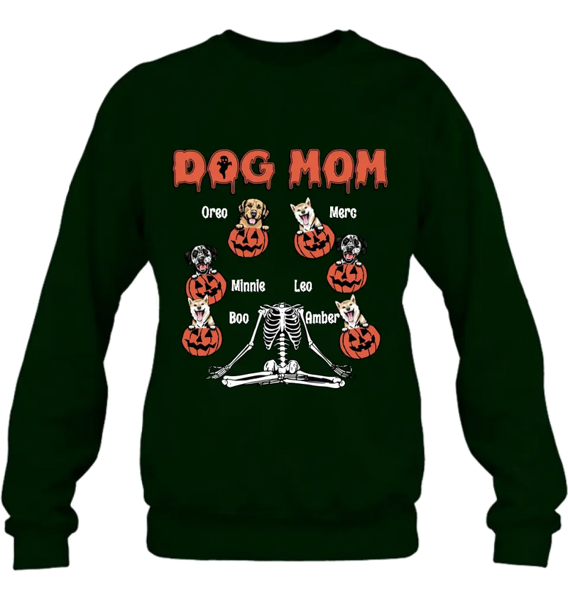 Personalized Dog/Cat Mom Shirt/Hoodie - Gift Idea for Halloween/Dog/Cat Lovers - Up to 6 Dogs - Dog Mom