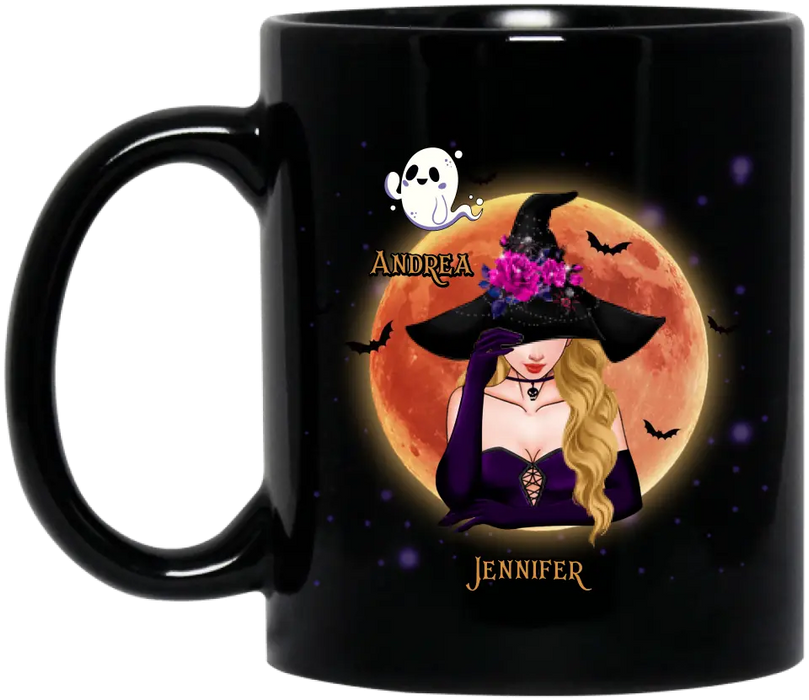 Custom Personalized Goth Mom Coffee Mug - Upto 5 Children - Halloween Gift Idea for Mom - Goth Mom Like Regular Mom But Spookier