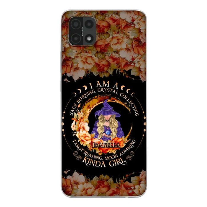 Custom Personalized Witch Phone Case - Gift Idea For Halloween - I Am A Sage Burning, Crystal Collecting, Tarot Reading, Moon Admiring Kinda Girl - Cases For Oppo/Xiaomi/Huawei