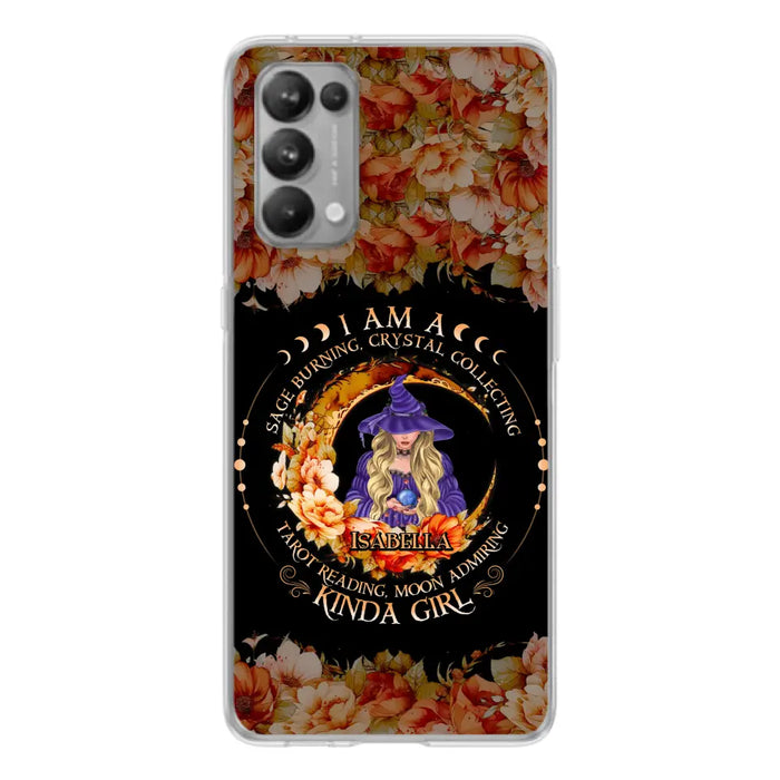 Custom Personalized Witch Phone Case - Gift Idea For Halloween - I Am A Sage Burning, Crystal Collecting, Tarot Reading, Moon Admiring Kinda Girl - Cases For Oppo/Xiaomi/Huawei