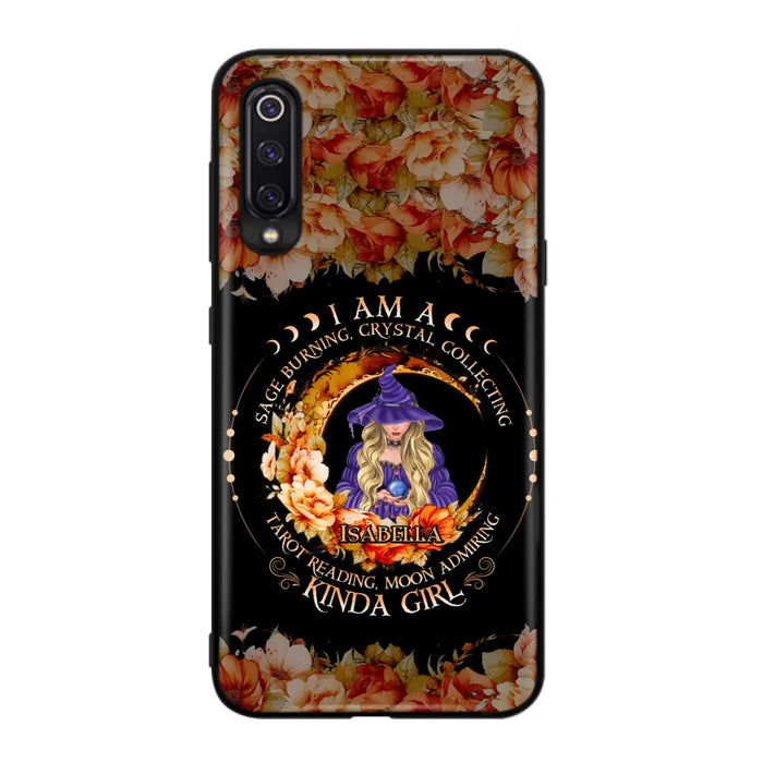 Custom Personalized Witch Phone Case - Gift Idea For Halloween - I Am A Sage Burning, Crystal Collecting, Tarot Reading, Moon Admiring Kinda Girl - Cases For Oppo/Xiaomi/Huawei