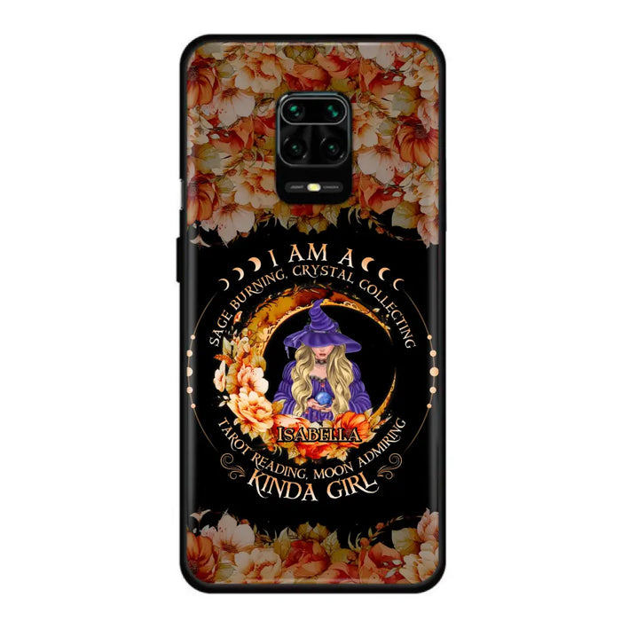 Custom Personalized Witch Phone Case - Gift Idea For Halloween - I Am A Sage Burning, Crystal Collecting, Tarot Reading, Moon Admiring Kinda Girl - Cases For Oppo/Xiaomi/Huawei