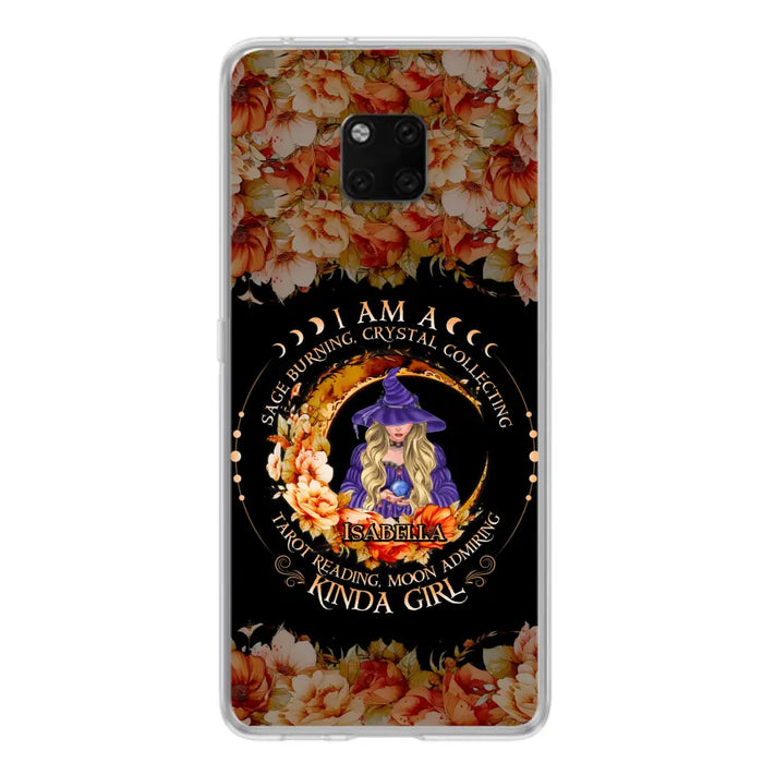 Custom Personalized Witch Phone Case - Gift Idea For Halloween - I Am A Sage Burning, Crystal Collecting, Tarot Reading, Moon Admiring Kinda Girl - Cases For Oppo/Xiaomi/Huawei