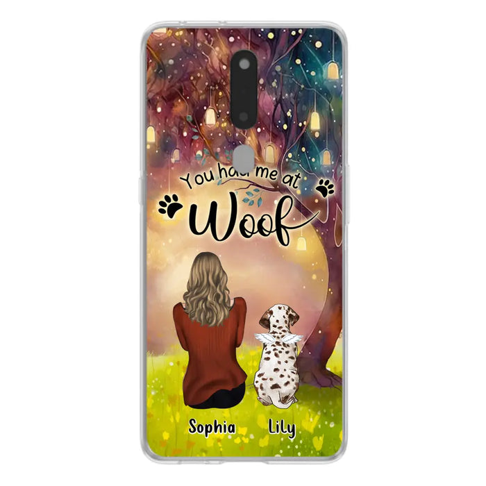 Custom Personalized Memorial Dog Mom Phone Case - Upto 3 Dogs - Memorial Gift Idea for Dog Lovers - You Had Me At Woof - Case For Xiaomi/Oppo/Huawei