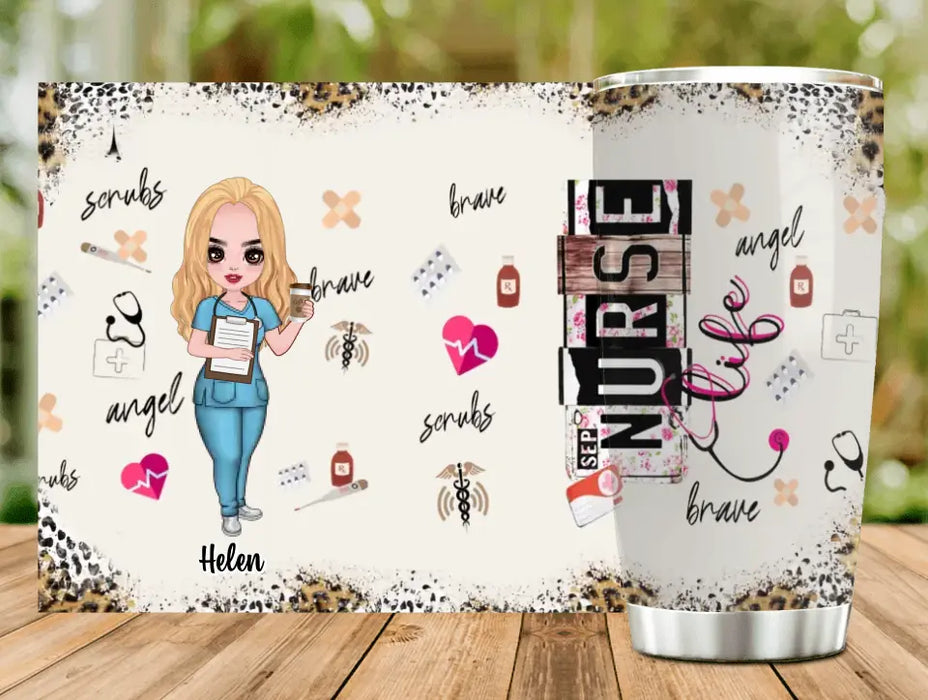 Custom Personalized Nurse/Doctor Tumbler - Gift Idea for Nurse/Doctor/CMA/CNA/Healthcare Worker - Nurse Life