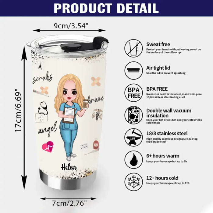 Custom Personalized Nurse/Doctor Tumbler - Gift Idea for Nurse/Doctor/CMA/CNA/Healthcare Worker - Nurse Life