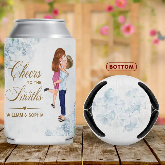 Personalized Dog Cat Wedding Can Cooler - Gift Idea For Couple/Wedding Anniversary/Dog Cat Lovers - I Do, Too