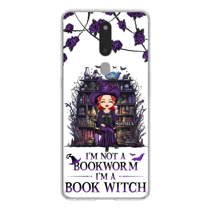 Personalized Witch Phone Case - Halloween Gift Idea For Witch Lovers/Book Lovers - I'm Not A Book Worm I'm A Book Witch - Case For Oppo/Xiaomi/Huawei