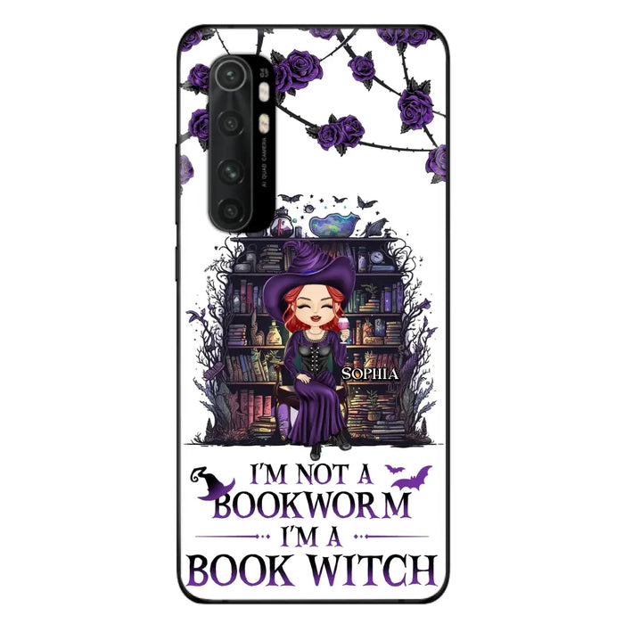 Personalized Witch Phone Case - Halloween Gift Idea For Witch Lovers/Book Lovers - I'm Not A Book Worm I'm A Book Witch - Case For Oppo/Xiaomi/Huawei