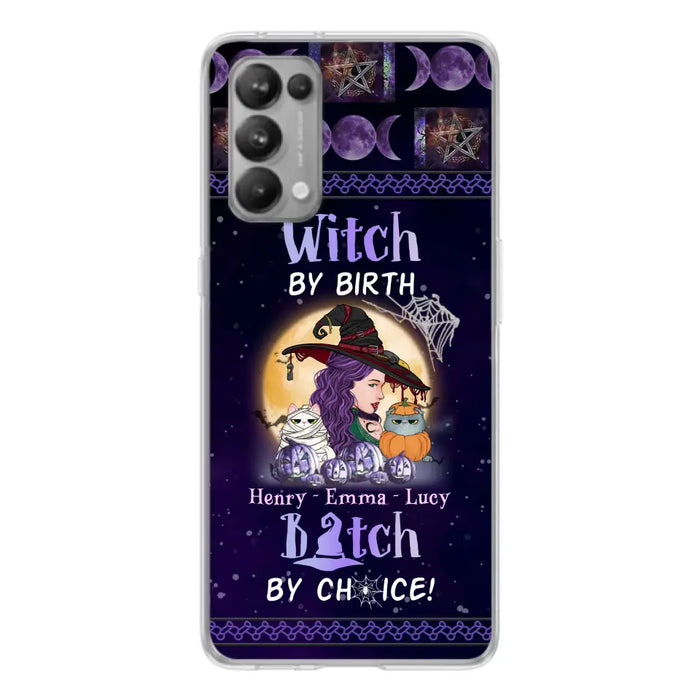 Personalized Witch Mom Phone Case - Gift Idea For Halloween/Witch/Pet Lovers - Witch By Birth Bitch By Choice - Case For Oppo/Xiaomi/Huawei