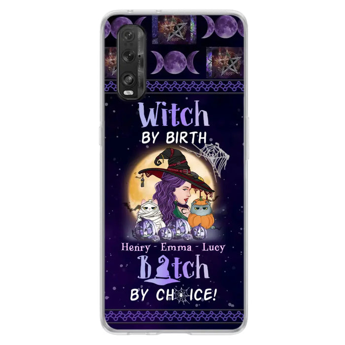 Personalized Witch Mom Phone Case - Gift Idea For Halloween/Witch/Pet Lovers - Witch By Birth Bitch By Choice - Case For Oppo/Xiaomi/Huawei