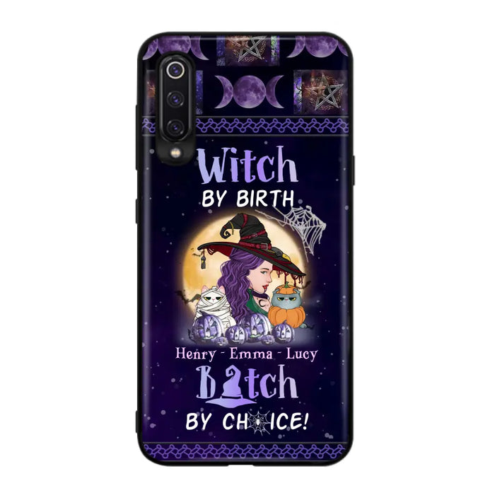 Personalized Witch Mom Phone Case - Gift Idea For Halloween/Witch/Pet Lovers - Witch By Birth Bitch By Choice - Case For Oppo/Xiaomi/Huawei