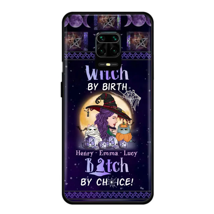 Personalized Witch Mom Phone Case - Gift Idea For Halloween/Witch/Pet Lovers - Witch By Birth Bitch By Choice - Case For Oppo/Xiaomi/Huawei