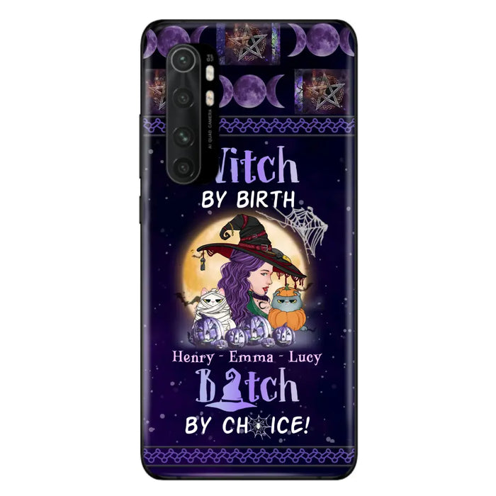 Personalized Witch Mom Phone Case - Gift Idea For Halloween/Witch/Pet Lovers - Witch By Birth Bitch By Choice - Case For Oppo/Xiaomi/Huawei