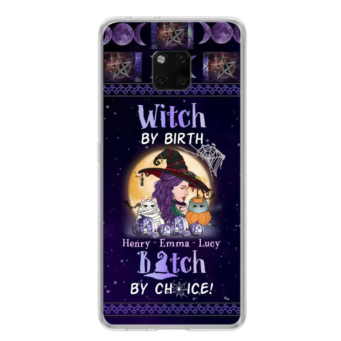 Personalized Witch Mom Phone Case - Gift Idea For Halloween/Witch/Pet Lovers - Witch By Birth Bitch By Choice - Case For Oppo/Xiaomi/Huawei