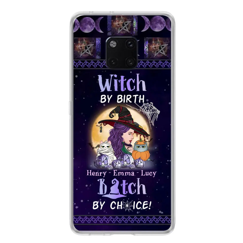 Personalized Witch Phone Case - Halloween Gift Idea For Pet Lovers - Witch By Birth Bitch By Choice - Oppo/Xiaomi/Huawei