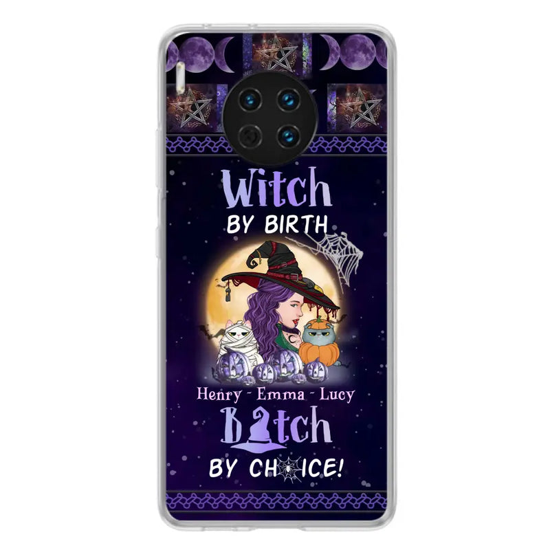 Personalized Witch Phone Case - Halloween Gift Idea For Pet Lovers - Witch By Birth Bitch By Choice - Oppo/Xiaomi/Huawei