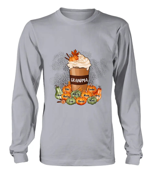 Personalized Grandma Mom Shirt/Hoodie - Gift Idea for Grandma/Halloween - Upto 10 Children