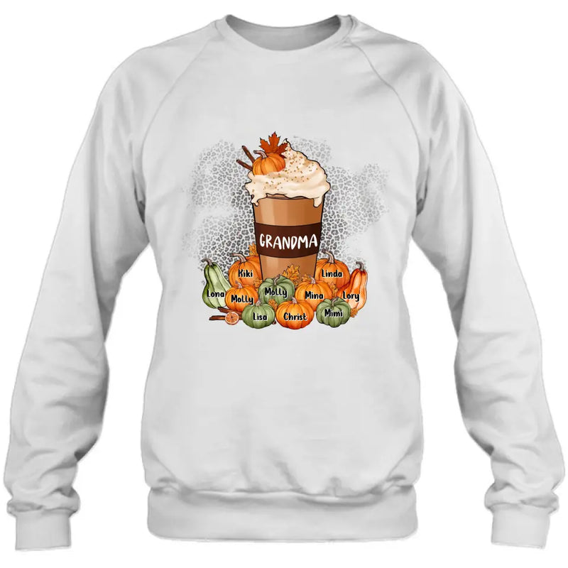 Personalized Grandma Mom Shirt/Hoodie - Gift Idea for Grandma/Halloween - Up to 10 Children
