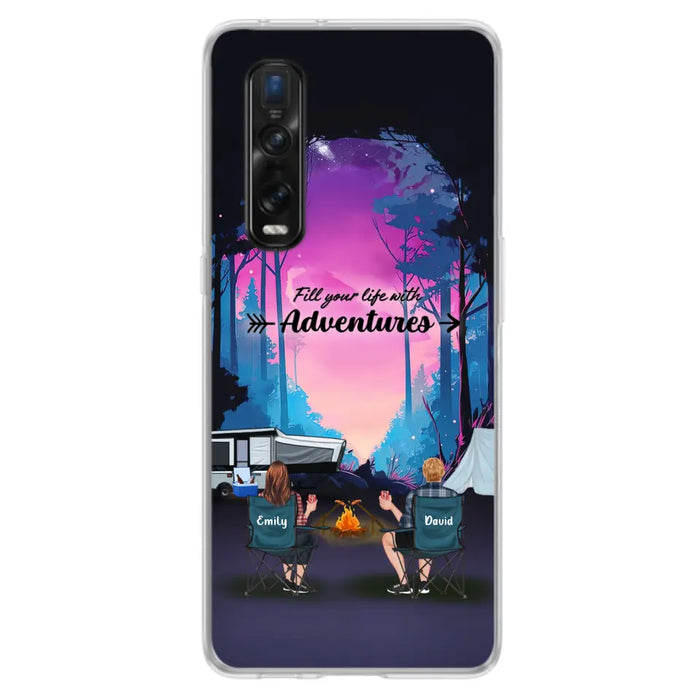 Personalized Camping Phone Case - Full Option - Best Gift For Camping Lovers - Fill Your Life With Adventures - Case For Oppo/Xiaomi/Huawei