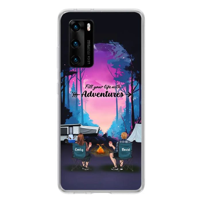 Personalized Camping Phone Case - Full Option - Best Gift For Camping Lovers - Fill Your Life With Adventures - Case For Oppo/Xiaomi/Huawei