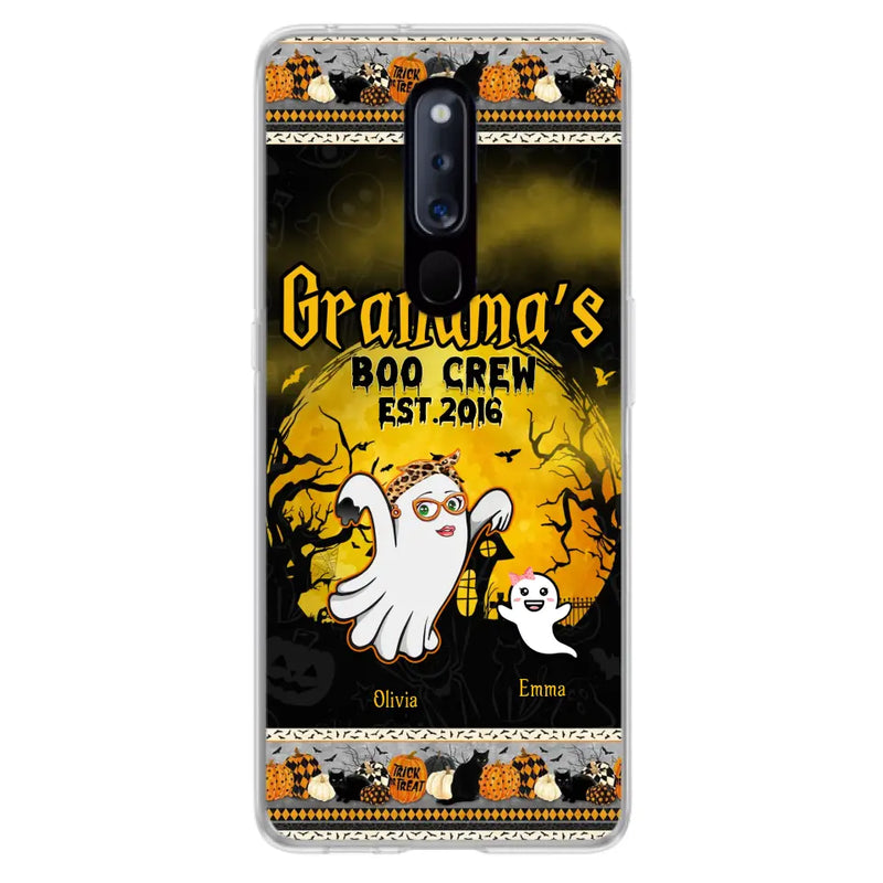 Personalized Grandma Phone Case - Halloween Gift For Grandma - Up to 7 Kids - Grandma's Boo Crew - Case For Xiaomi/ Oppo/ Huawei