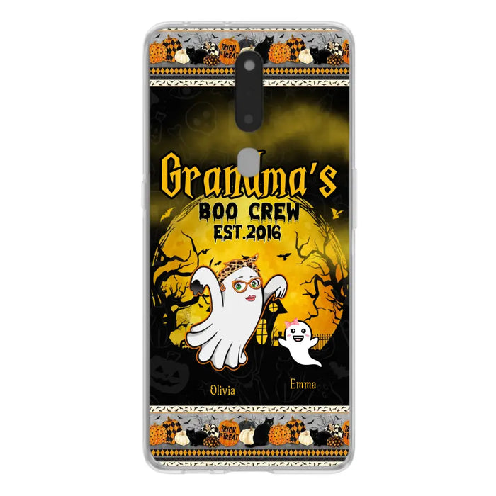 Custom Personalized Grandma Phone Case - Halloween Gift For Grandma - Upto 7 Kids - Grandma's Boo Crew - Case For Xiaomi/ Oppo/ Huawei