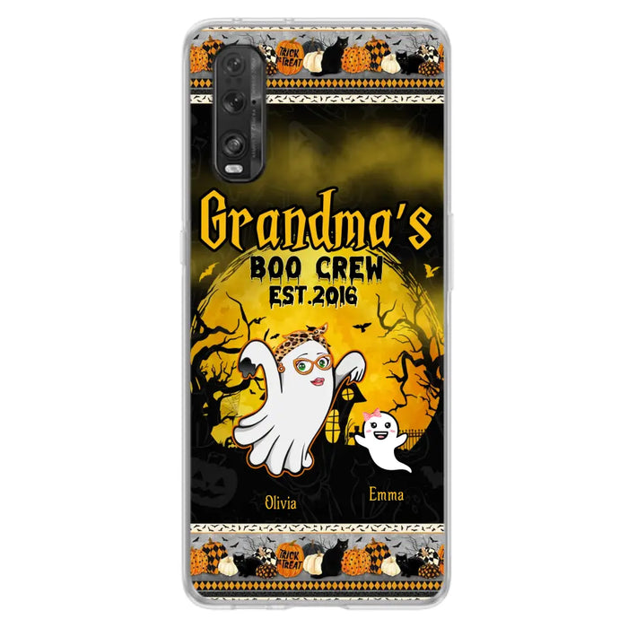 Custom Personalized Grandma Phone Case - Halloween Gift For Grandma - Upto 7 Kids - Grandma's Boo Crew - Case For Xiaomi/ Oppo/ Huawei