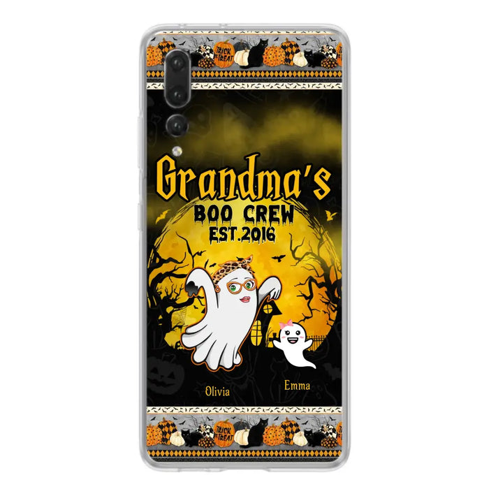 Custom Personalized Grandma Phone Case - Halloween Gift For Grandma - Upto 7 Kids - Grandma's Boo Crew - Case For Xiaomi/ Oppo/ Huawei