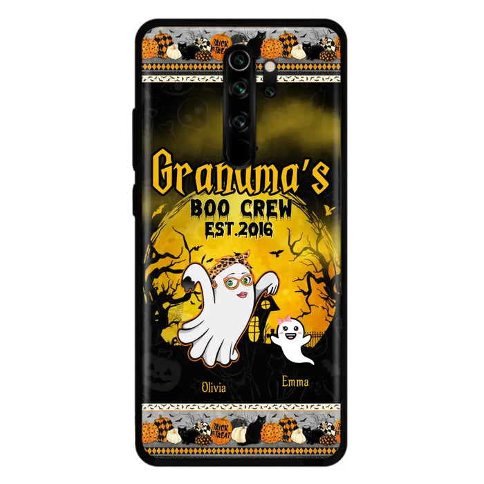 Custom Personalized Grandma Phone Case - Halloween Gift For Grandma - Upto 7 Kids - Grandma's Boo Crew - Case For Xiaomi/ Oppo/ Huawei