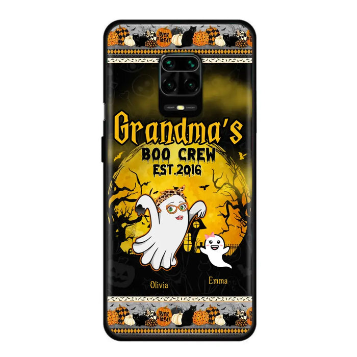 Custom Personalized Grandma Phone Case - Halloween Gift For Grandma - Upto 7 Kids - Grandma's Boo Crew - Case For Xiaomi/ Oppo/ Huawei