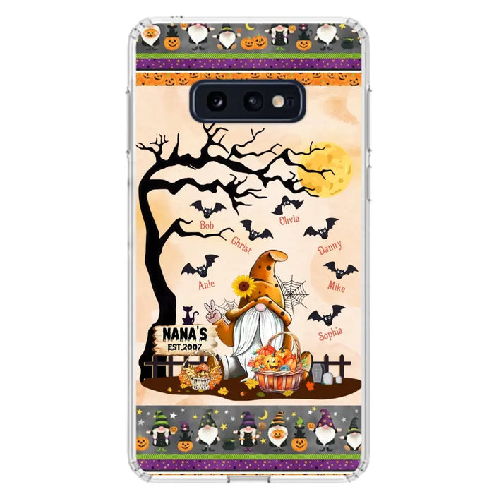 Custom Personalized Boo Grandma Phone Case - Halloween Gift For Grandma - Upto 7 Kids - Case For iPhone/ Samsung