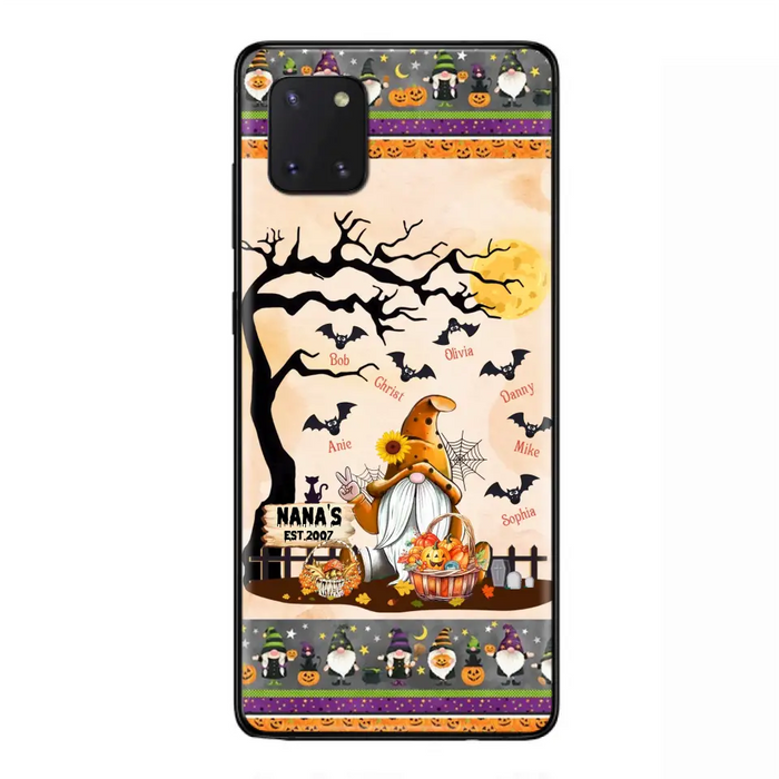 Custom Personalized Boo Grandma Phone Case - Halloween Gift For Grandma - Upto 7 Kids - Case For iPhone/ Samsung