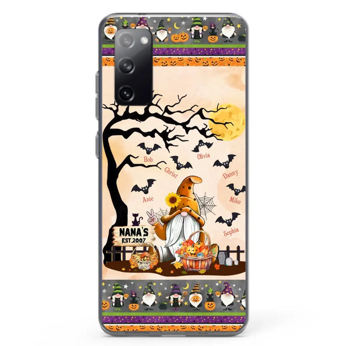 Custom Personalized Boo Grandma Phone Case - Halloween Gift For Grandma - Upto 7 Kids - Case For iPhone/ Samsung