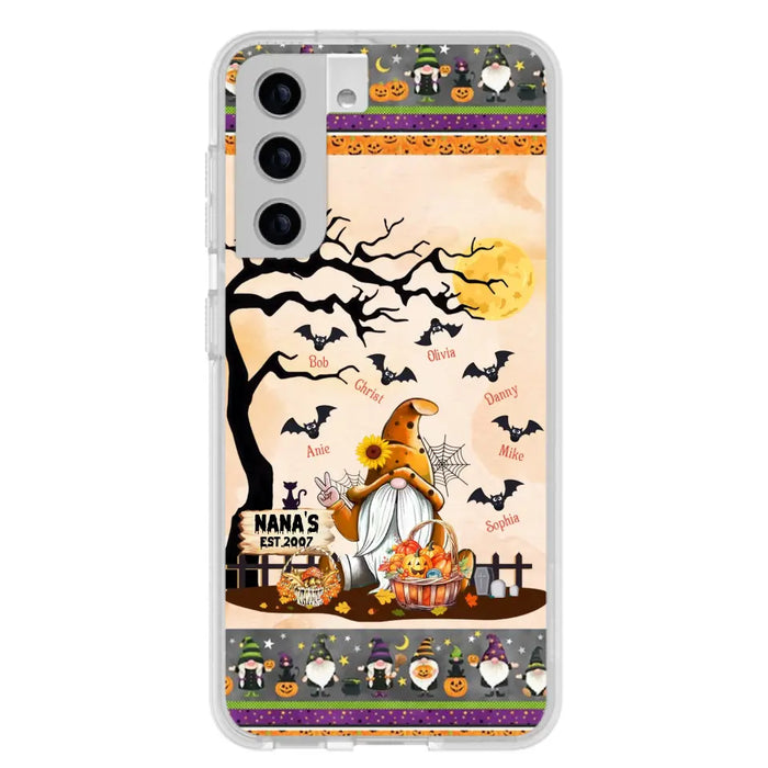 Custom Personalized Boo Grandma Phone Case - Halloween Gift For Grandma - Upto 7 Kids - Case For iPhone/ Samsung