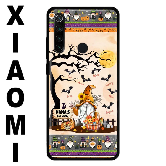 Custom Personalized Boo Grandma Phone Case - Halloween Gift For Grandma - Upto 7 Kids - Case For Xiaomi/ Oppo/ Huawei