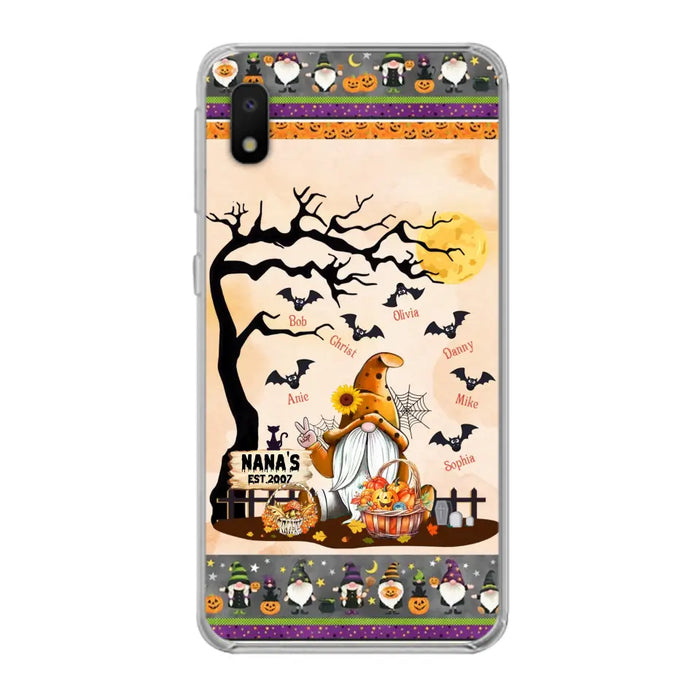 Custom Personalized Boo Grandma Phone Case - Halloween Gift For Grandma - Upto 7 Kids - Case For iPhone/ Samsung