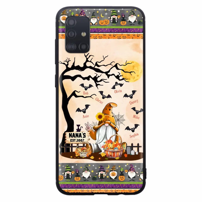 Custom Personalized Boo Grandma Phone Case - Halloween Gift For Grandma - Upto 7 Kids - Case For iPhone/ Samsung