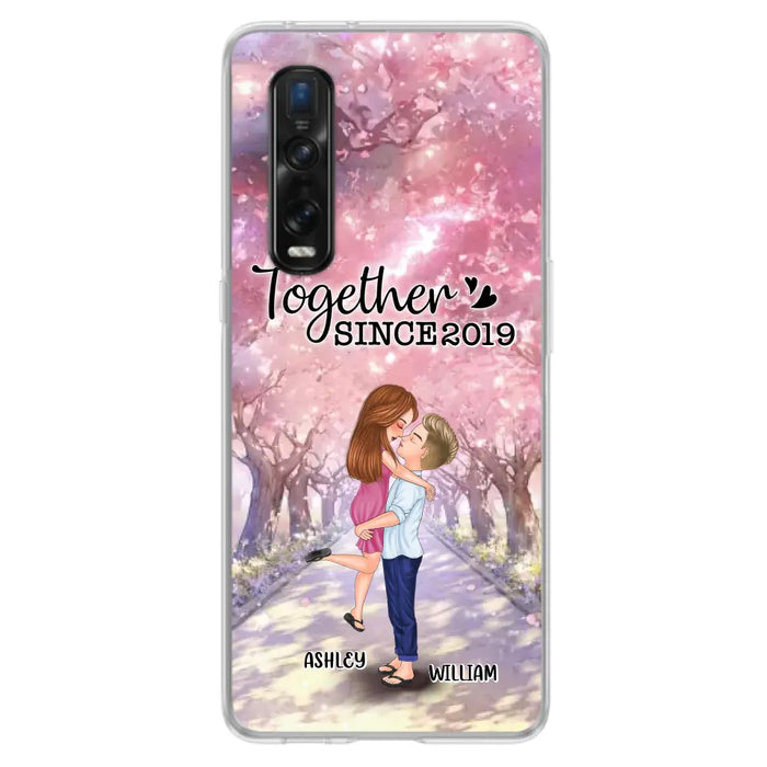 Personalized Couple Phone Case - Wedding/Anniversary Gift Idea for Couple - Together Since 2019 - Case For Oppo/Xiaomi/Huawei