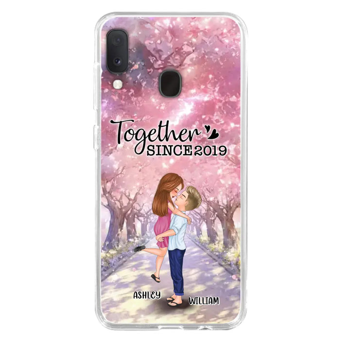 Personalized Couple Phone Case - Wedding/Anniversary Gift Idea for Couple - Together Since 2019 - Case For iPhone/Samsung