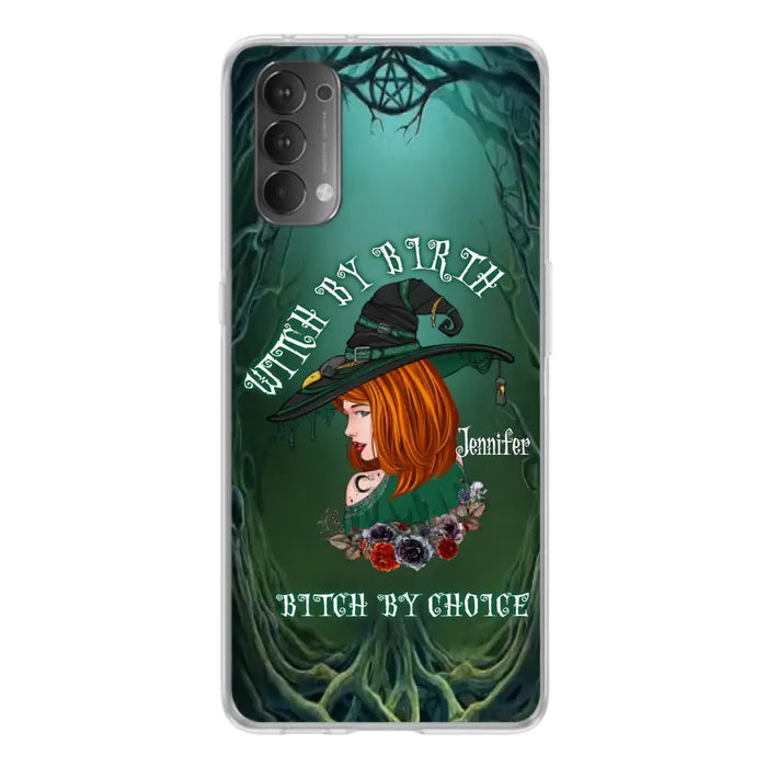 Custom Personalized Witch Phone Case - Gift Idea For Halloween - Witch By Birth Bitch By Choice - Case For Oppo/Xiaomi/Huawei